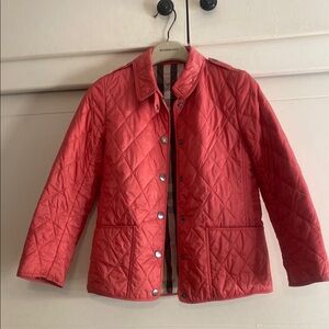 Kids Quilted Jacket - Coral by Burberry